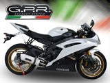 GPR Exhaust System Yamaha Yzf R6 2006-2016, Albus Ceramic, Slip-on Exhaust Including Removable DB Killer and Link Pipe