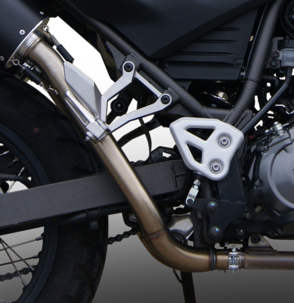 GPR Exhaust System Yamaha Xt 660 X-R 2004-2014, Gpe Ann. Poppy, Dual slip-on Including Removable DB Killers and Link Pipes