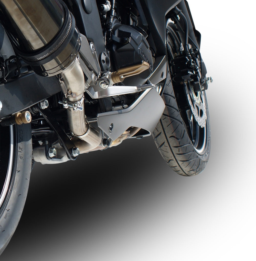 GPR Exhaust System Kawasaki Z300 2014-2017, Powercone Evo, Slip-on Exhaust Including Removable DB Killer and Link Pipe