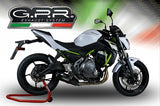 GPR Exhaust System Kawasaki Z650 ER 650 H 2021-2023, Gpe Ann. Poppy, Full System Exhaust, Including Removable DB Killer