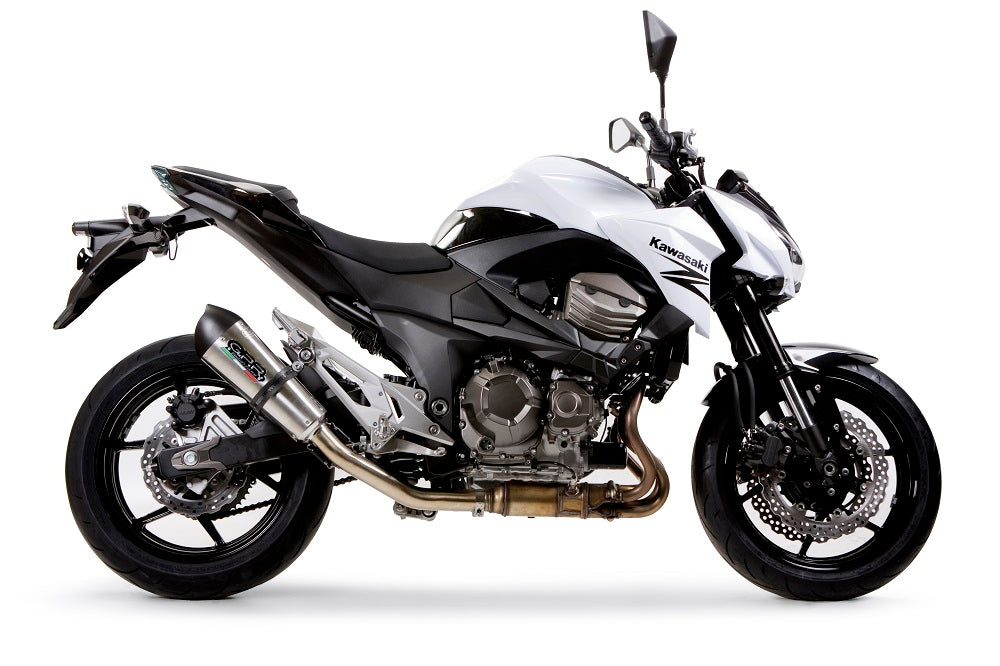 GPR Exhaust System Kawasaki Z800E 2013-2016, Gpe Ann. titanium, Slip-on Exhaust Including Removable DB Killer and Link Pipe