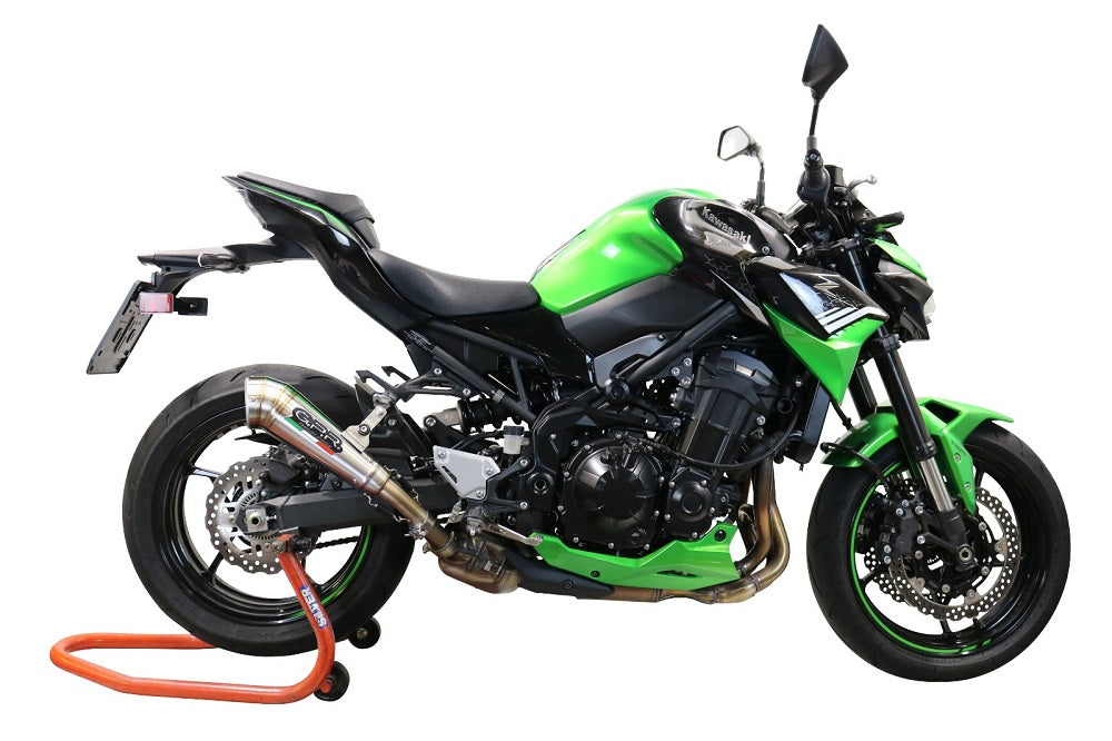 GPR Exhaust System Kawasaki Z900 - ZR900B Full Power 2020-2020, Powercone Evo, Slip-on Exhaust Including Removable DB Killer and Link Pipe