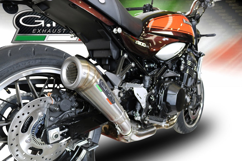 GPR Exhaust System Kawasaki Z900RS ZR900C 2021-2023, Powercone Evo, Slip-on Exhaust Including Removable DB Killer and Link Pipe