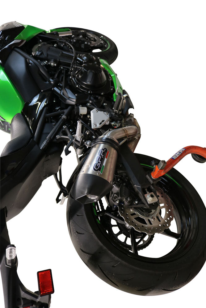 GPR Exhaust System Kawasaki Z900 - ZR900B Full Power 2020-2020, GP Evo4 Titanium, Slip-on Exhaust Including Removable DB Killer and Link Pipe