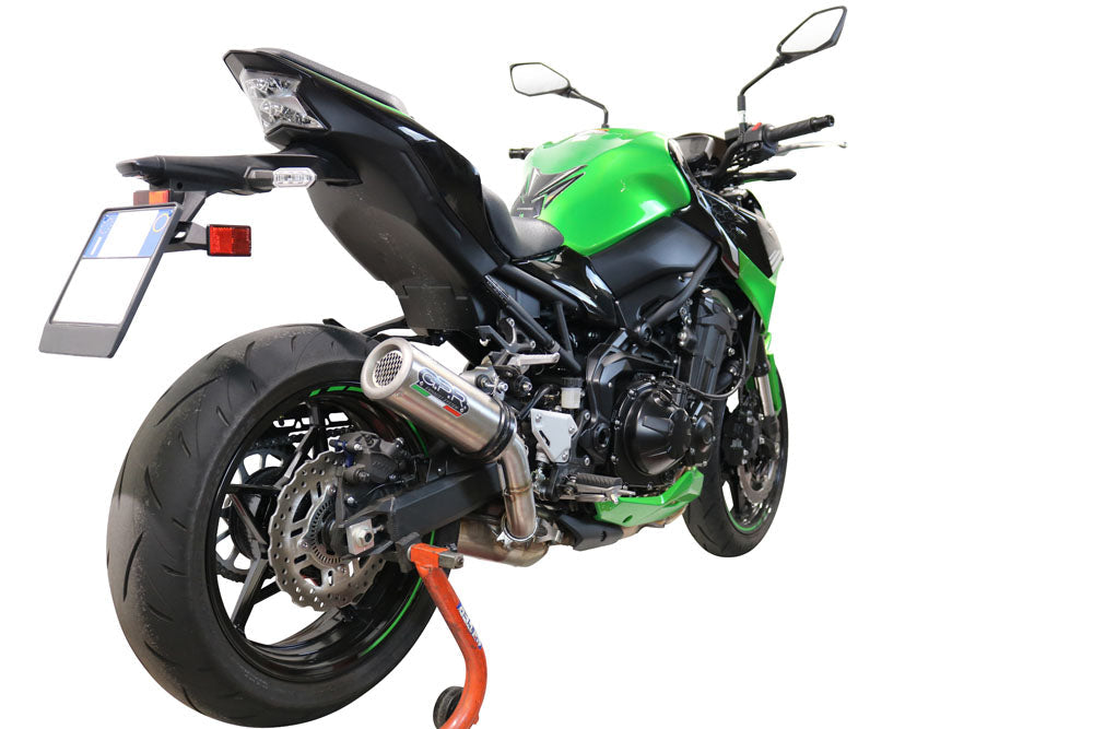 GPR Exhaust System Kawasaki Z900 - ZR900B Full Power 2021-2023, M3 Inox , Slip-on Exhaust Including Removable DB Killer and Link Pipe