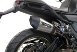 GPR Exhaust Zontes 350 R1 2022-2023, GP Evo4 Titanium, Slip-on Exhaust Including Removable DB Killer and Link Pipe