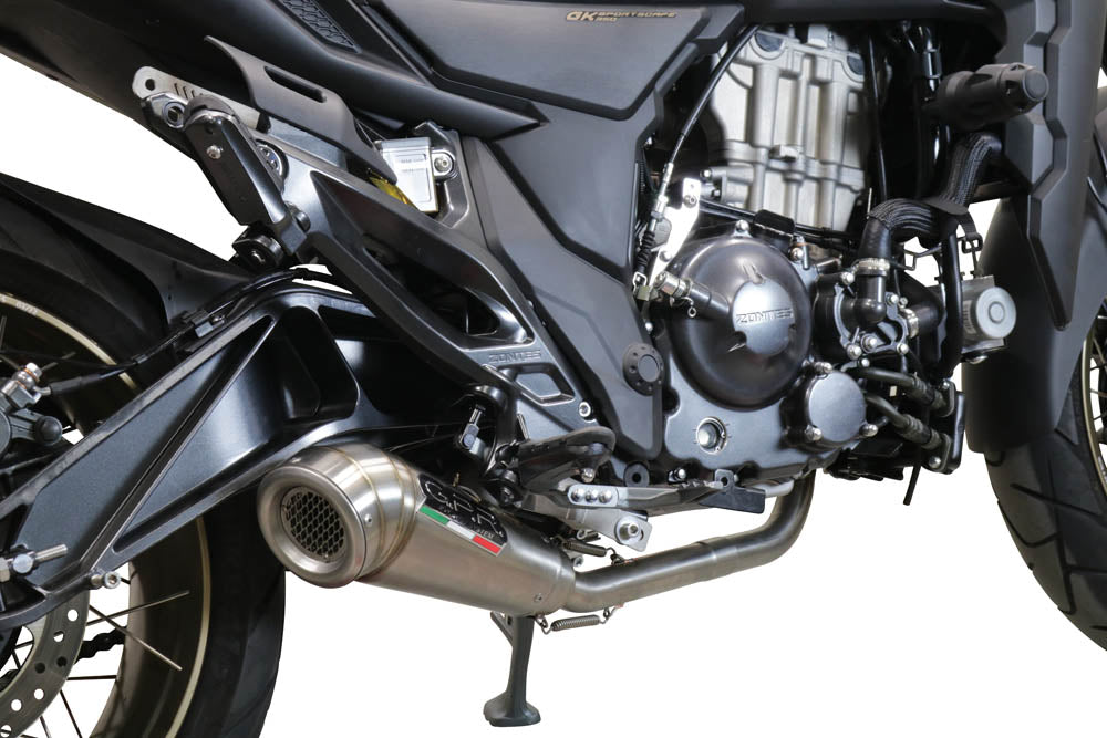 GPR Exhaust System Zontes 350 GK 2022-2023, Powercone Evo, Full System Exhaust, Including Removable DB Killer