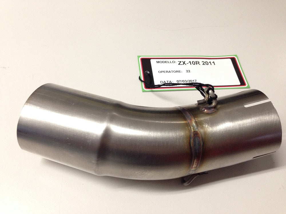 GPR Exhaust System Kawasaki ZX10R 2010-2015, Gpe Ann. Poppy, Slip-on Exhaust Including Removable DB Killer and Link Pipe