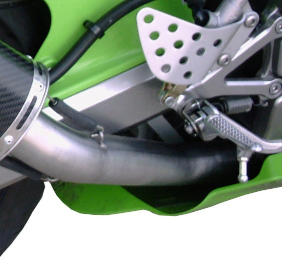 Kawasaki ZX6R 636 2003-2004  Exhaust GPR Slip-on Furore Nero
