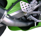 GPR Exhaust System Kawasaki ZX6R 636 2003-2004, Furore Poppy, Slip-on Exhaust Including Removable DB Killer and Link Pipe