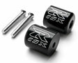 engraved gsxr bar ends black