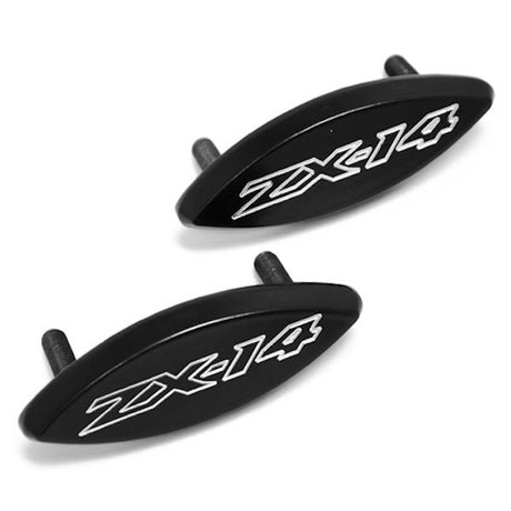 zx14 mirror block off black