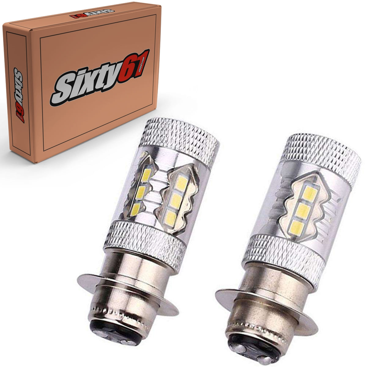 Sixty61 LED Headlight Bulbs for Honda TRX 250 1997-2004