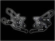 Vortex Rearsets Black BMW S1000RR 2010-2012 RS188K