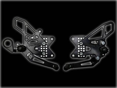 Vortex Rearsets Black BMW S1000RR 2010-2012 RS188K