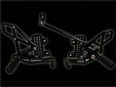 Vortex Rearsets Black Honda CBR600RR 2007-2015 RS265K