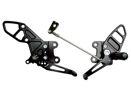 Vortex Rearsets Black Kawasaki ZX-14R ZX14R ZX14 2006-2011 2012 2013 2014 2015 2016 2017 2018 2019 2020 2021 2022 RS441K Sixty