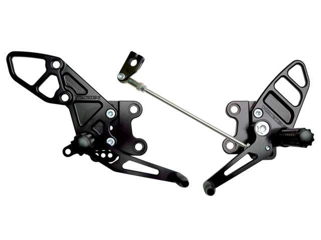 Vortex Rearsets Black Kawasaki ZX-14R ZX14R ZX14 2006-2011 2012 2013 2014 2015 2016 2017 2018 2019 2020 2021 2022 RS441K Sixty