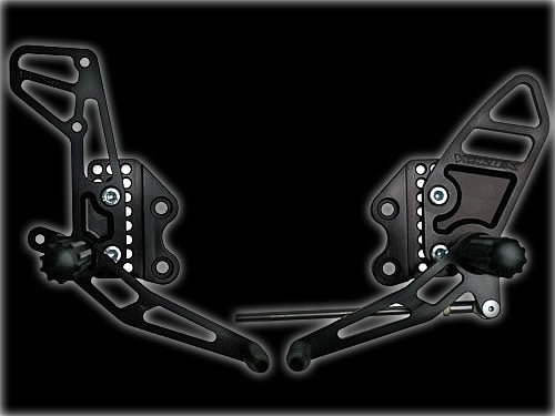 Vortex Rearsets Black Suzuki GSX-R1000 2005-2006 RS510K