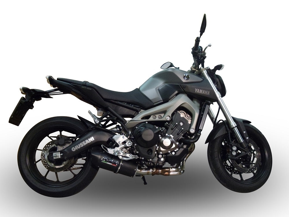 Yamaha FZ09 MT09 2014-2016 Exhaust,  Slip On, Street Legal, Furore Nero Model, Includes Link Pipe and DB Killer by GPR